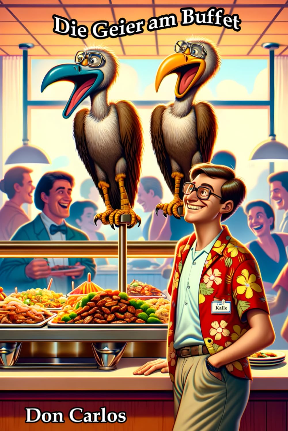 Buchcover – Die Geier am Buffet – Eine Komödie des Lebens (Front)